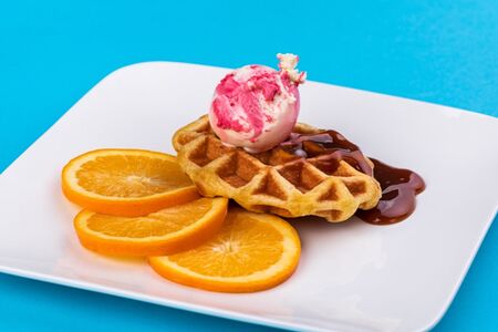 Бельгийская вафля Апельсиновая