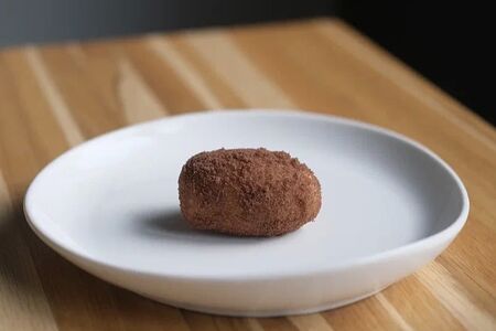 Пирожное Картошка с фундуком и вареной сгущенкой