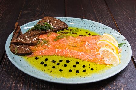 Гравлакс из лосося