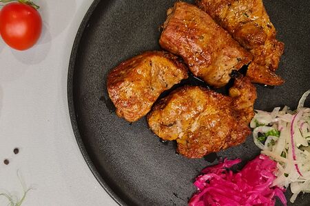 Шашлык из cвинoй шейки