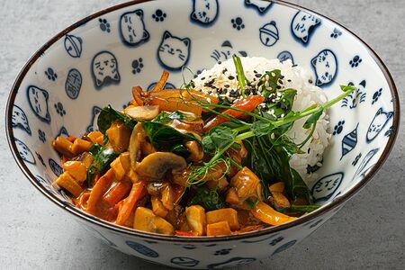 Карри-райс с курицей