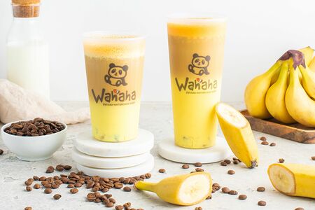 Латте зеленый банан