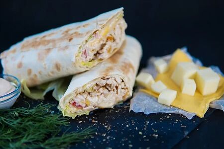 Сырная шаурма двойная