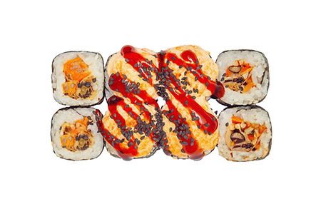 Запеченный с мидиями