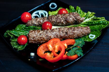 Люля-кебаб из свинины и говядины