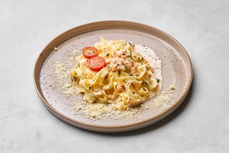 Паста с лососем