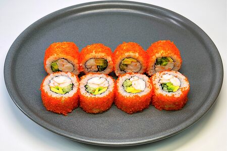 Ролл Калифорния с креветкой