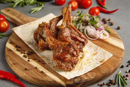 Шашлык из каре ягненка