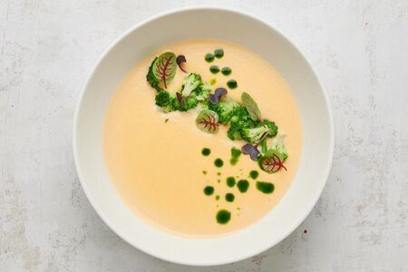 Крем-суп с лососем 