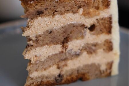 Грушевый с маскарпоне и грецким орехом