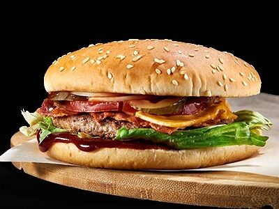 Бургер Барбекю с беконом