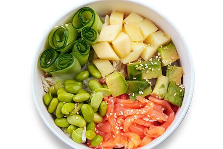 Поке с лососем