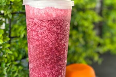 Фраппе клубничный