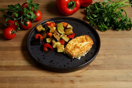 Котлета рыбная под шубой