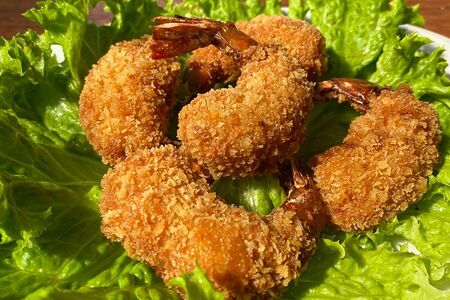 Креветки в панировке