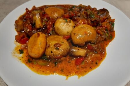 Чашушули с Грибами