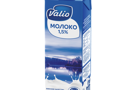 Бзмж Молоко ультрапастеризованное 1.5% 1л Valio