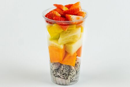 Fruits Mix Питахайя, папайя, дыня, ананас, клубника