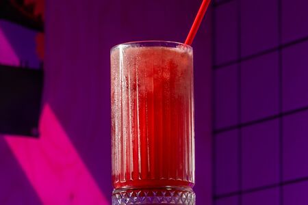 Домашний лимонад Малина-огурец