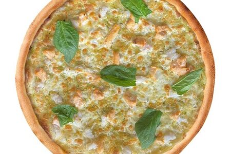 Пицца Поморская на тонком тесте