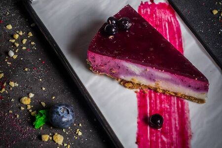 Чизкейк смородиновый