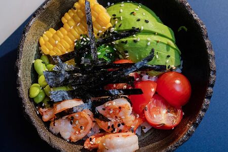 Поке с креветками