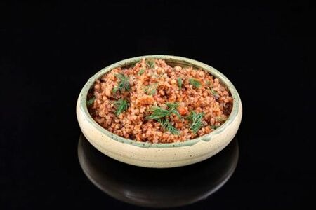 Гречневая каша с белыми грибами