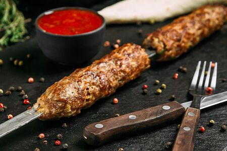 Люля-кебаб из свинины
