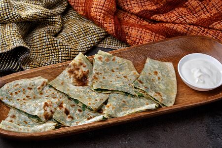 Тонкое чуду с зеленью