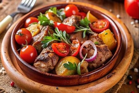 Оджахури с говядиной