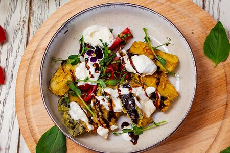 Баклажаны со страчателлой