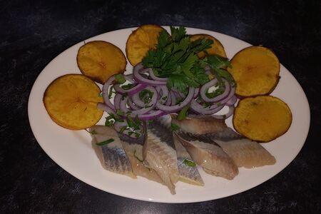 Селедка с картошкой