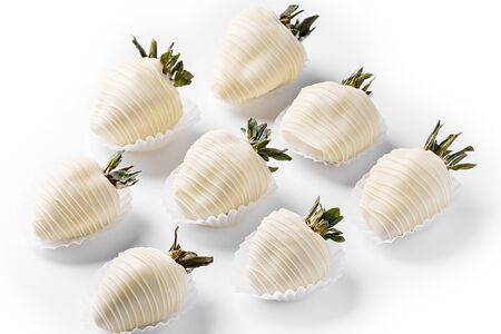 Клубника в белом шоколаде 