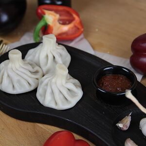 Хинкали со свининой и говядиной 3