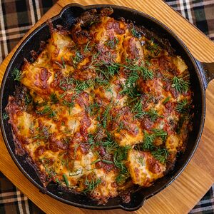 Сковородка с цыплёнком
