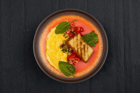 Омлет с овощами