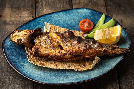 Дорадо на мангале