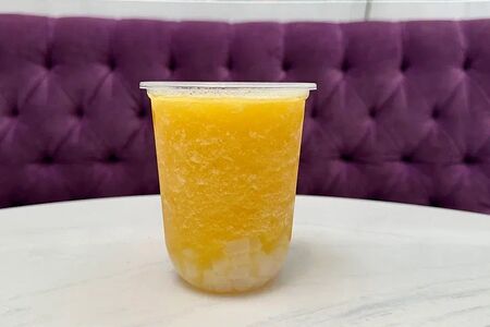 Баббл ти Персик-личи фраппе