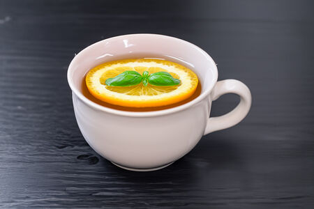 С базиликом и цитрусом