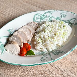 Куриная грудка с картофельным пюре