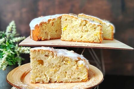 Пирог с яблоком и апельсином