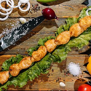 Шашлык из куриного филе