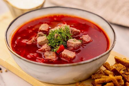 Борщ с говядиной