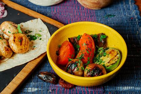 Овощи на углях