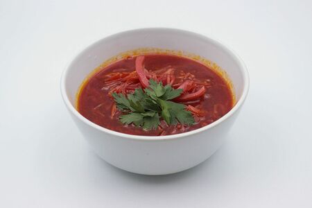 Борщ со сметаной