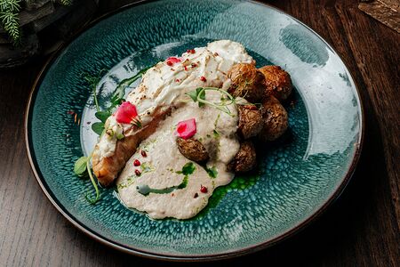 Запеченое филе лосося