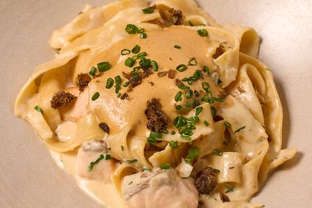 Паста с лососем