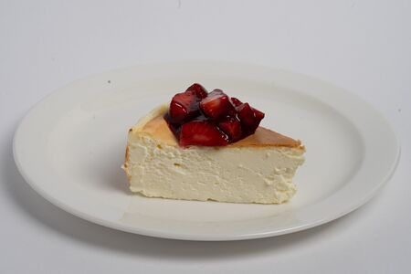 Творожный чизкейк с клубникой