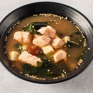 Мисо-суп с лососем