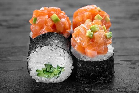 Тартар с лососем